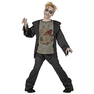 Zombiepojke Barndräkt