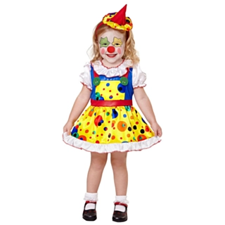 Söt Clown Barndräkt