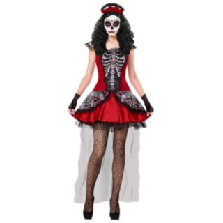 Día De Los Muertos Brud Maskeraddräkt