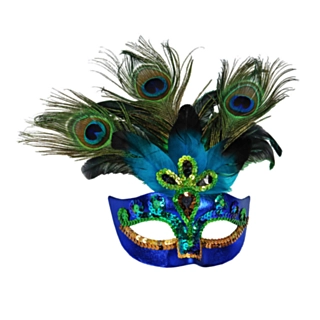 Påfågel Mask