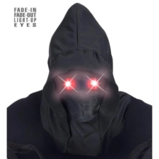 Ansiktslös LED-mask Röd
