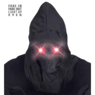 Ansiktslös LED-mask Röd