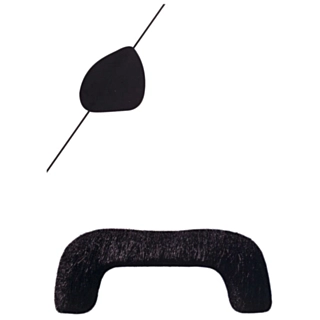 Pirat ögonlapp + skägg