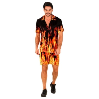 Flammande Skjorta & Shorts