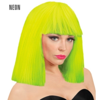 Neon Showgirl Peruk Gul
