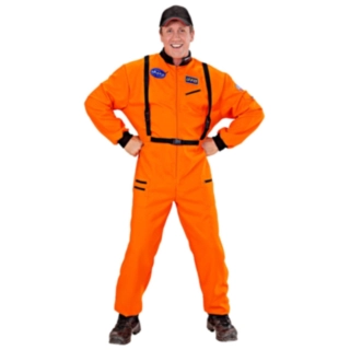 Orange Astronaut Maskeraddräkt