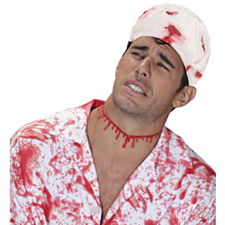 Blodigt Bandage