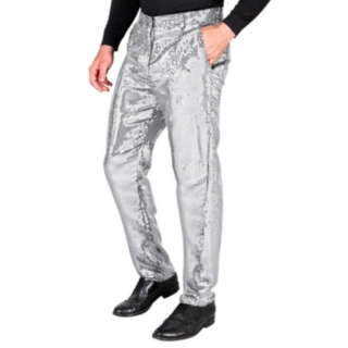 Disco Paljettbyxor Silver