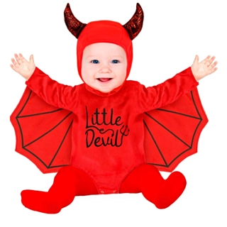 Little Devil Babydräkt Röd