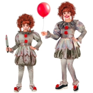 Mördarclown Klänning Barndräkt