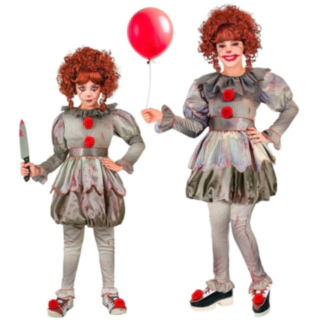 Mördarclown Klänning Barndräkt