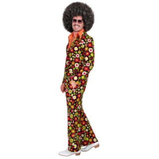 Hippiedude Blommig Maskeraddräkt