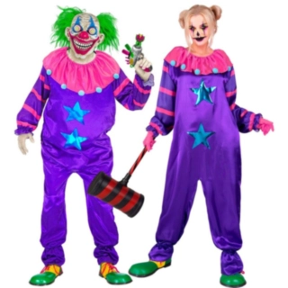 Skräckclown Maskeraddräkt