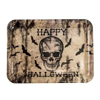 Skelett Halloween Fyrkantigt Serveringsfat
