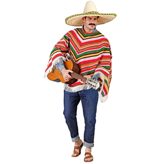 Mexikansk Fiesta Poncho