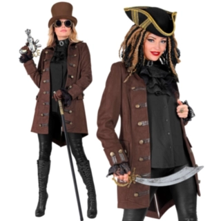 Steampunk Piratkapten Rock Maskeraddräkt