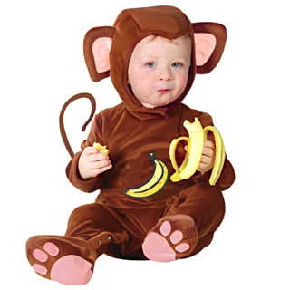 Bedårande Apa Babydräkt