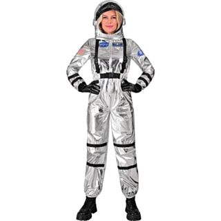 Astronaut Maskeraddräkt Silver