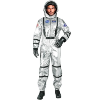 Astronaut Maskeraddräkt Silver