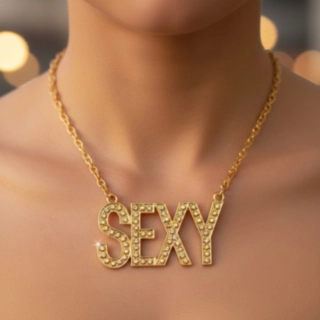 Sexy Halsband Guld