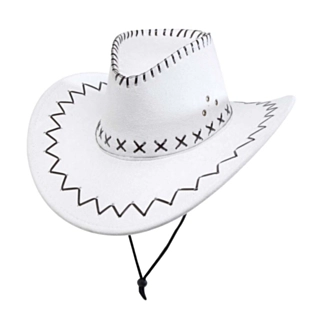Jesse Cowboyhatt Vit