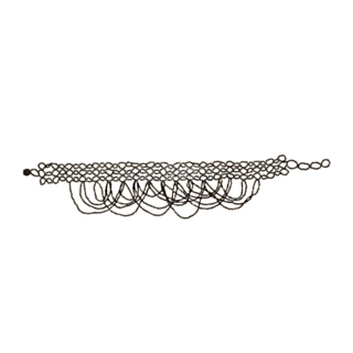 Pärlhalsband Svart
