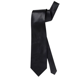 Satinslips Svart