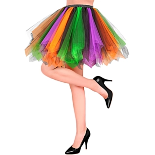 Tutu Kjol Lila/Orange/Grön