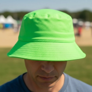 Bucket Hat Neongrön