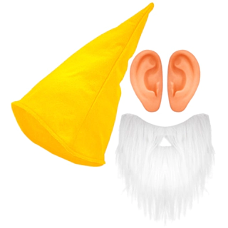 Gnom Maskeradset Gul