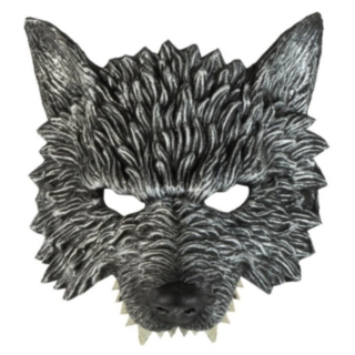 Varulv Mask Grå