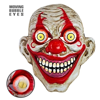 Skräckclown Mask Med Googly Eyes