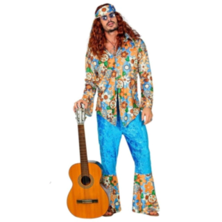Hippie Flower Man Maskeraddräkt
