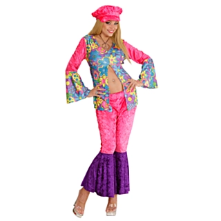 Blommig Hippie Maskeraddräkt