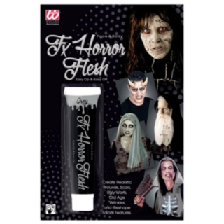 Horror Latex Hud Grå