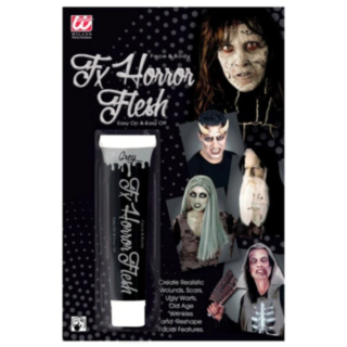Horror Latex Hud Grå