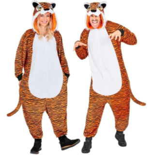 Plysch Tiger Maskeraddräkt