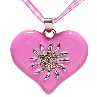 Rosa Edelweiss Halsband