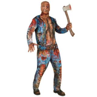 Blodig Zombie Jumpsuit Maskeraddräkt