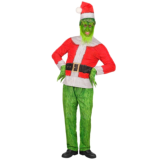 Julmonster Maskeraddräkt Grön