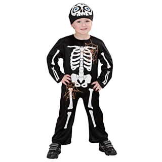 Halloween Skelett Barndräkt
