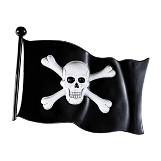 Plast Piratflagga