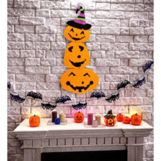 Väggpynt Halloween Pumpa