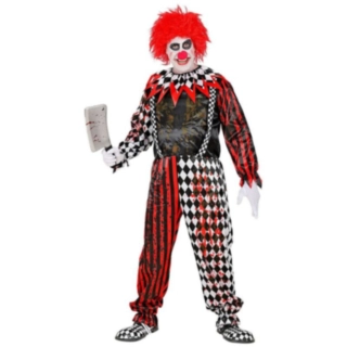 Läskig Clown Maskeraddräkt