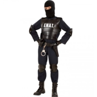SWAT Officer Barndräkt