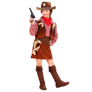 Amerikansk Cowgirl Barndräkt