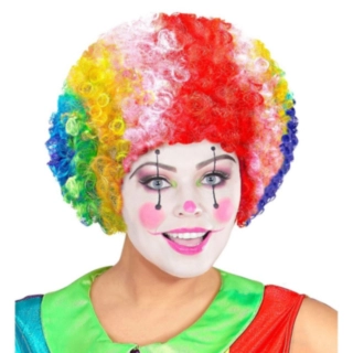 Afro Clownperuk Regnbåge