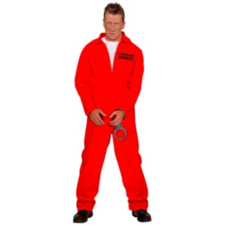 Fånge Maskeraddräkt Röd