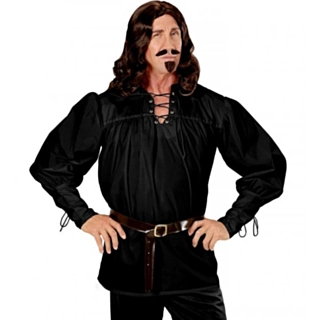 Svart Piratskjorta