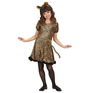 Elegant Leopard Barndräkt